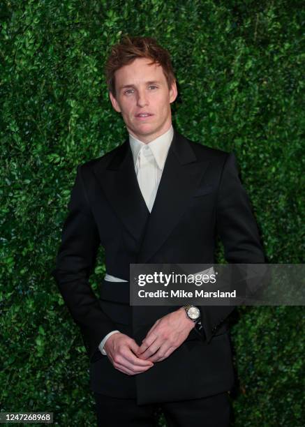 Eddie Redmayne attends the Charles Finch x CHANEL Pre-BAFTA Dinner at 5 Hertford Street on February 18, 2023 in London, England.