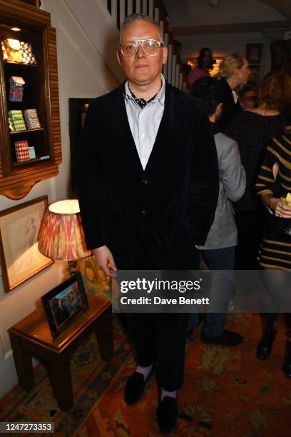 Giles Deacon attends The Charles Finch & CHANEL 2023 Pre-BAFTA Party at 5 Hertford Street on February 18, 2023 in London, England.