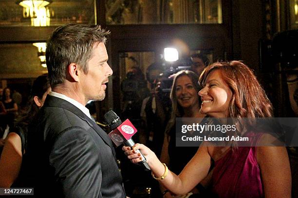 Actor Ethan Hawke arrives at the premiere of "The Woman In The Fifth" at Winter Game Theatre during the 2011 Toronto International Film Festival on...