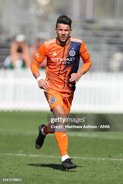 Alfredo Morales of New York City FC during the MLS Pre-Season 2023 Coachella Valley Invitational match between New York City FC v St. Louis City SC...