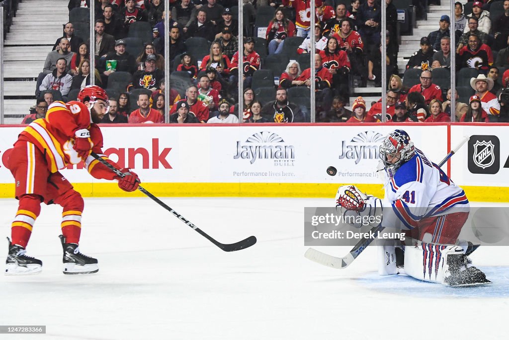 New York Rangers v Calgary Flames