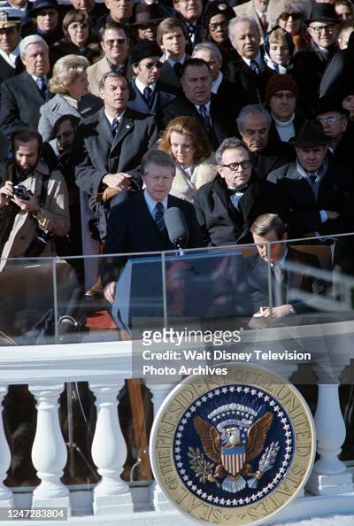 Jimmy Carter, Walter Mondale At The Inauguration Of President Jimmy Carter