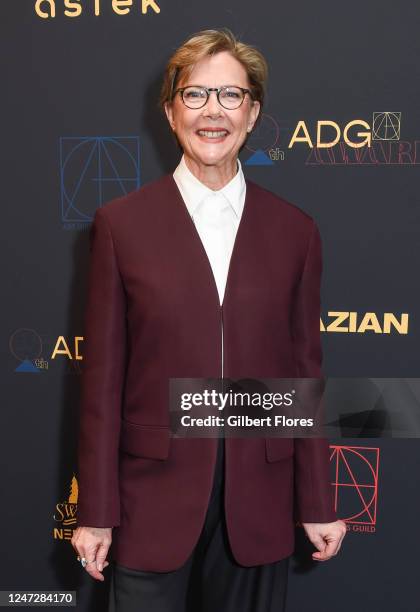 Annette Bening at the Art Directors Guild Awards 2023 held at the InterContinental Los Angeles Downtown on February 18, 2023 in Los Angeles,...