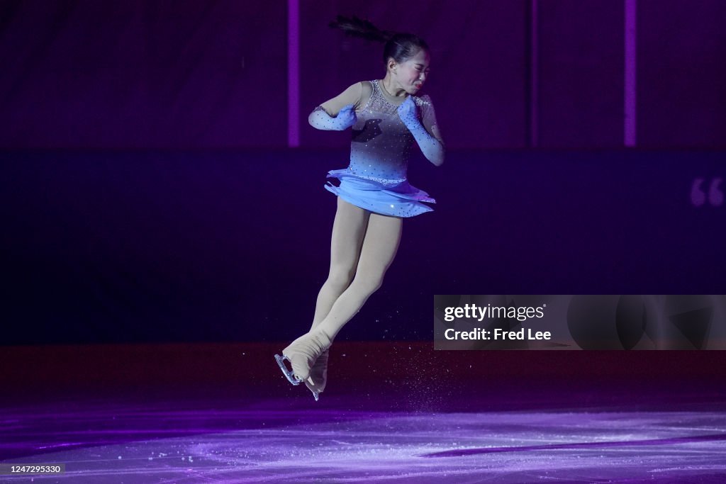Li Yinxi Li Yinxi of China during Gala Exhibition of the 2023 Ice Skating ...