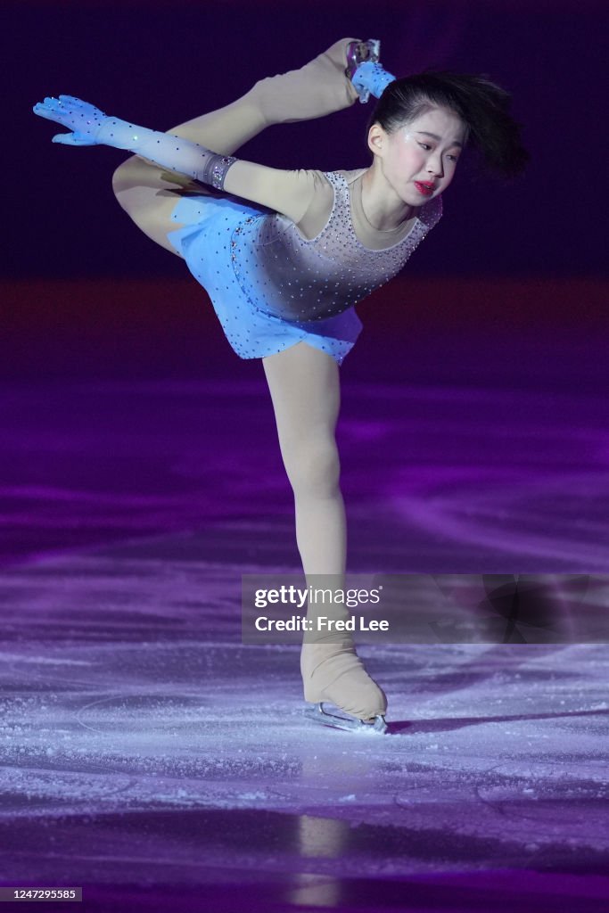Li Yinxi Li Yinxi of China during Gala Exhibition of the 2023 Ice Skating ...