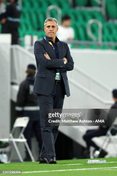 Hernan Crespo the head coach / manager of Al Duhail SC during the AFC Champions League - Western Region - Round of 16 match between Al-Duhail v...