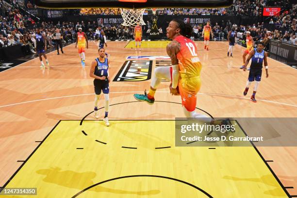 Ja Morant of Team Giannis dunks the ball during the NBA All-Star Game as part of 2023 NBA All Star Weekend on Sunday, February 19, 2023 at Vivint...