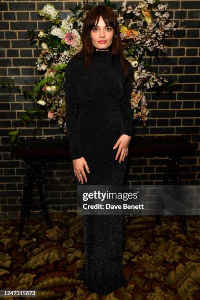 Emma Mackey attends Netflix's annual BAFTA Awards afterparty at Chiltern Firehouse on February 19, 2023 in London, England.