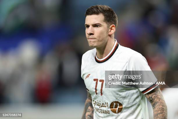 Santi Mina of Al Shabab FC during the AFC Champions League - Western Region - Round of 16 match between Al-Shabab v Nasaf Qarsh at Al Janoub Stadium...