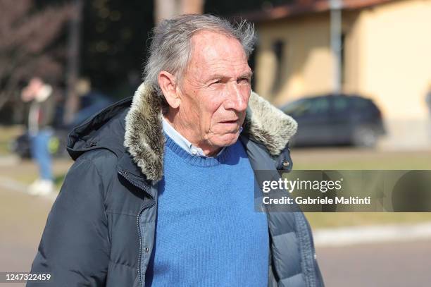 Zdenek Zeman during the awards "La Panchina D'oro" at Centro Tecnico Federale di Coverciano on February 20, 2023 in Florence, Italy.