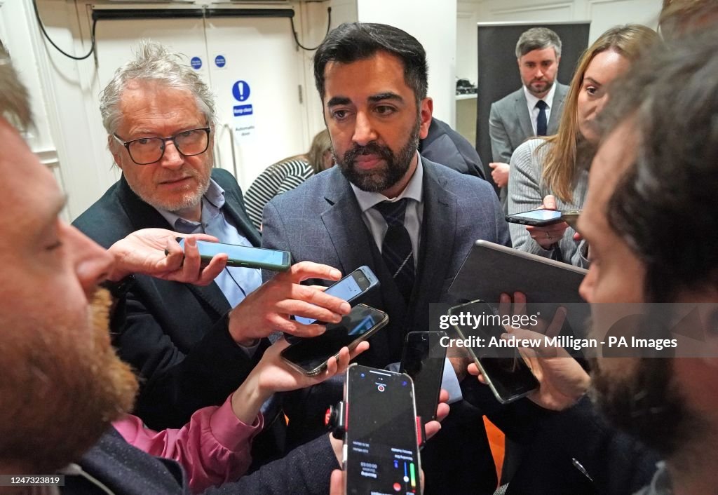 Humza 35 Health Secretary Humza Yousaf at the launch of his campaign to become ...