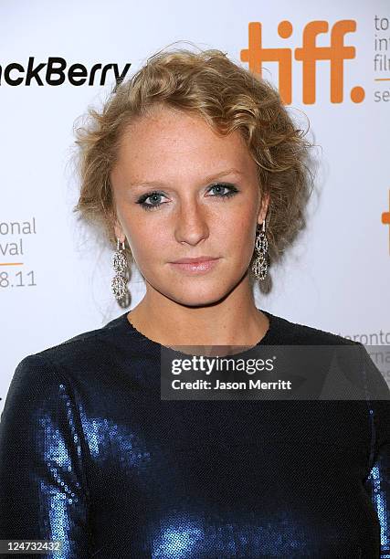 Annie Starke arrives at the premiere of "Albert Nobbs" at Roy Thomson Hall during the 2011 Toronto International Film Festival on September 11, 2011...