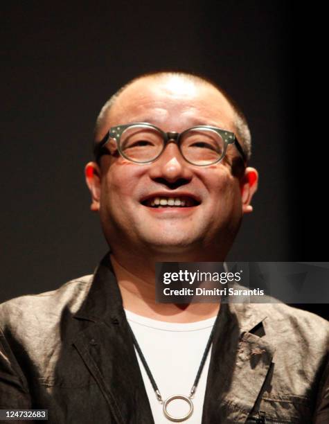 Director Wang Xiaoshuai attends "11 Flowers" Premiere at TIFF Bell Lightbox during the 2011 Toronto International Film Festival on September 11, 2011...