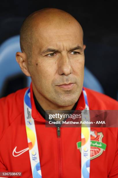 Leonardo Jardim the head cocah / manager of Shabab Al Ahli Club during the AFC Champions League - Western Region - Round of 16 match between Al-Hilal...