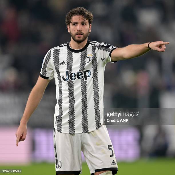 Manuel Locatelli of Juventus FC during the Italian Serie A match between Juventus FC and ACF Fiorentina at Allianz Stadium on February 12, 2023 in...