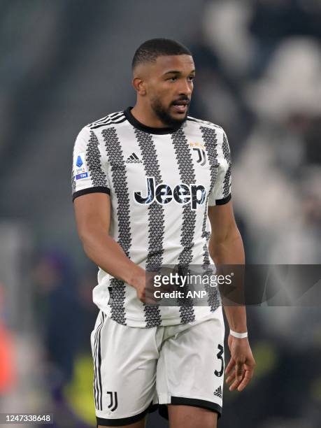 Bremer of Juventus FC during the Italian Serie A match between Juventus FC and ACF Fiorentina at Allianz Stadium on February 12, 2023 in Turin,...
