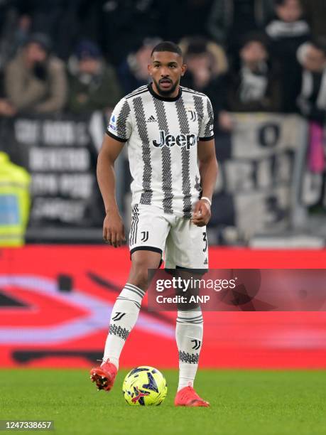 Bremer of Juventus FC during the Italian Serie A match between Juventus FC and ACF Fiorentina at Allianz Stadium on February 12, 2023 in Turin,...