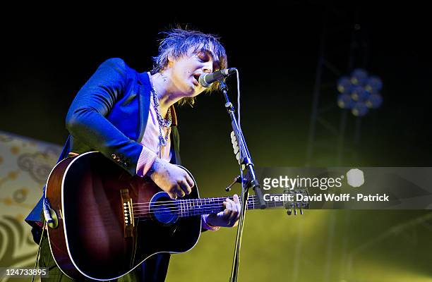 Pete Doherty performs at We Love Green Festival Day 2 at Parc de Bagatelle on September 11, 2011 in Paris, France.