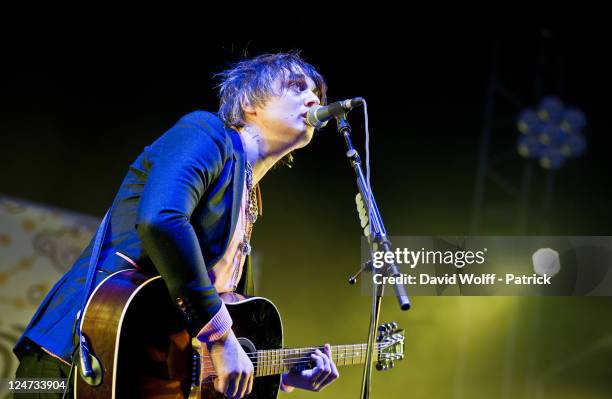 Pete Doherty performs at We Love Green Festival Day 02 at Parc de Bagatelle on September 11, 2011 in Paris, France.