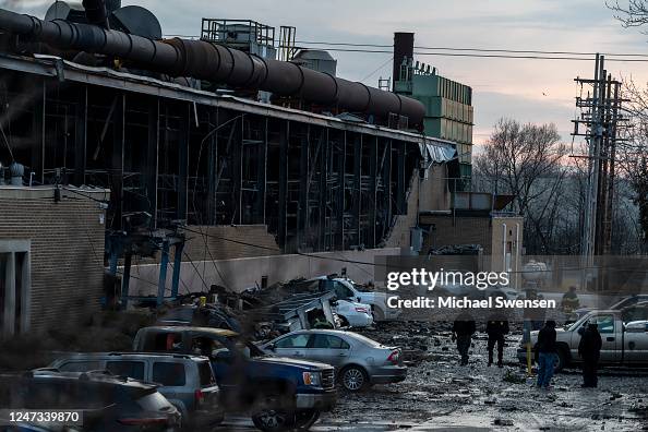 Explosion At Manufacturing Plant In Bedford, Ohio