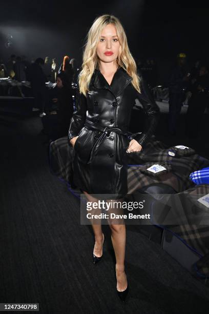 Georgia May Jagger attends the Burberry Autumn Winter 2023 show during London Fashion Week at Kennington Park on February 20, 2023 in London, England.
