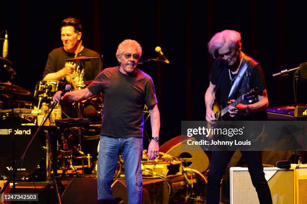 Roger Daltrey performs on stage during 'Roger Daltrey: A Night Of The Who Classics' at Hard Rock Live at Seminole Hard Rock Hotel & Casino Hollywood...