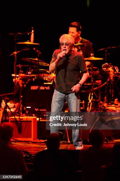Roger Daltrey performs on stage during 'Roger Daltrey: A Night Of The Who Classics' at Hard Rock Live at Seminole Hard Rock Hotel & Casino Hollywood...