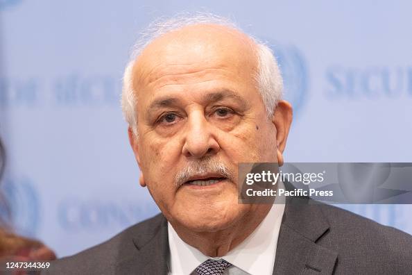 Riyad Mansour, Permanent Observer of the State of Palestine to the UN ...