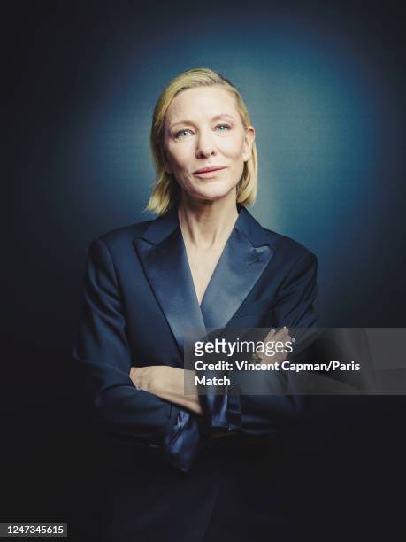 Actor Cate Blanchett is photographed for Paris Match during the 79th Venice Film Festival on September 1, 2022 in Venice, Italy.