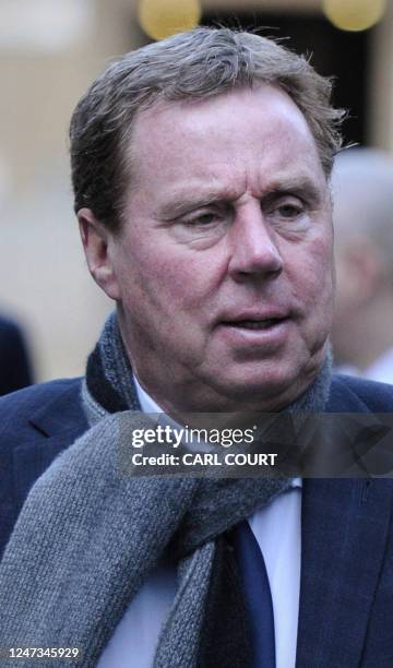 English Premier League club Tottenham Hotspur's manager Harry Redknapp arrives at Southwark Crown Court in central London on January 27 where he is...