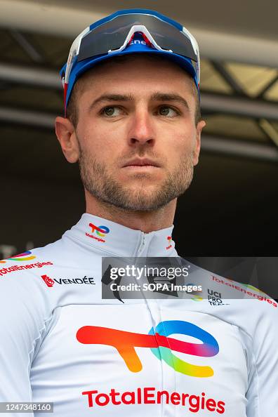 Sandy Dujardin of team TotalEnergies seen during the presentation