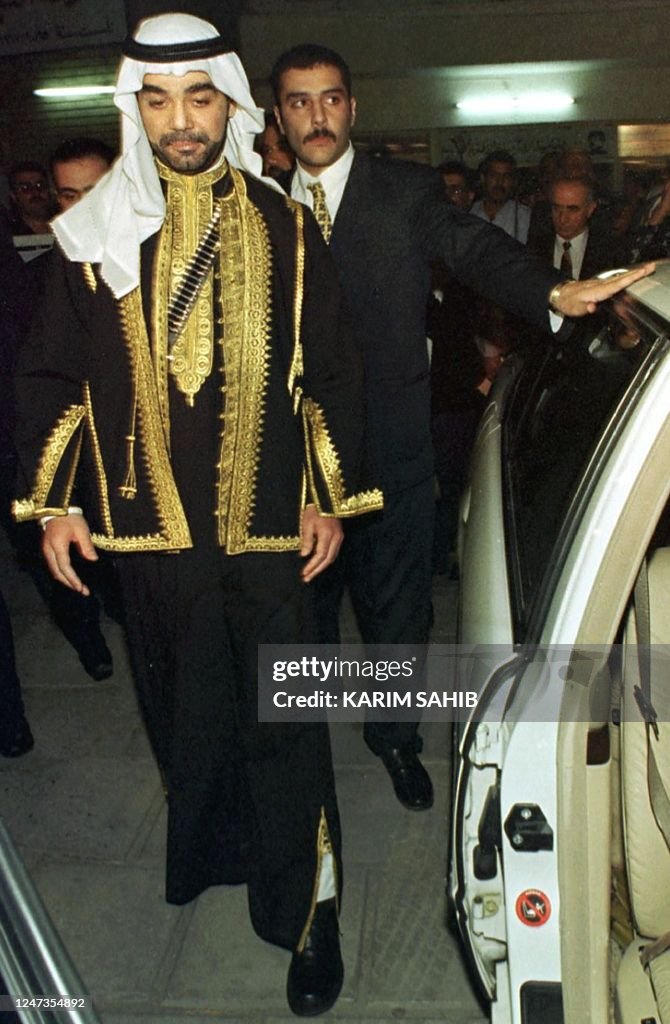 Uday Reebye Uday Hussein, eldest son of Iraqi President Saddam Hussein leaves a ...