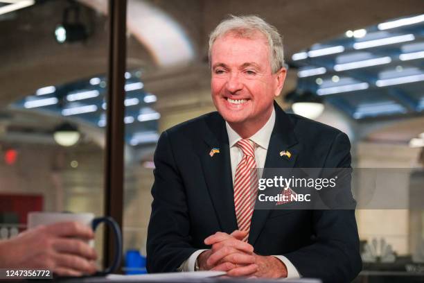 Pictured: Gov. Phil Murphy appears on Meet the Press in Washington, D.C. Sunday, Feb. 12, 2023. --