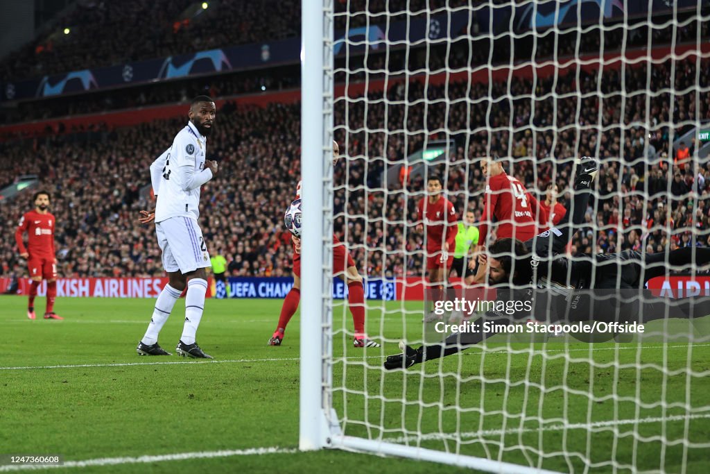 Liverpool FC v Real Madrid: Round of 16 Leg One - UEFA Champions League