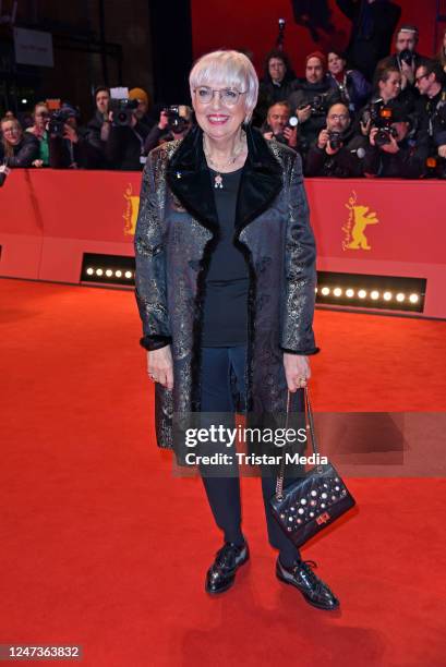 Claudia Roth attends the "The Fabelmans" premiere & honorary golden bear and homage for Steven Spielberg red carpet during the 73rd Berlinale...