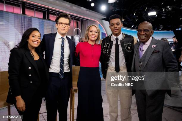 Al Roker, Sheinelle Jones, Jacob Soboroff, Dylan Dreyer and Jabari Banks on Tuesday, February 21, 2023 --