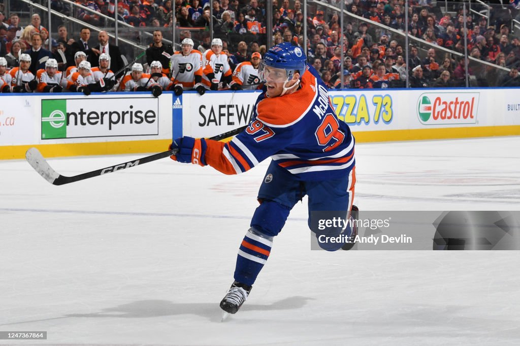 Philadelphia Flyers v Edmonton Oilers