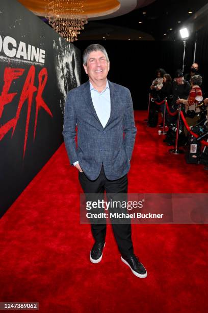 Jeff Shell at the premiere of "Cocaine Bear" held at LA Live on February 21, 2023 in Los Angeles, California.