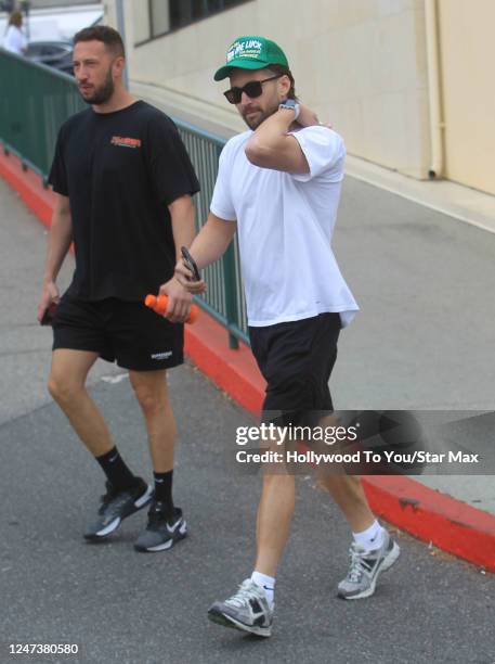 Mike Majlak and Jeff Wittek are seen on February 21, 2023 in Los Angeles, California.