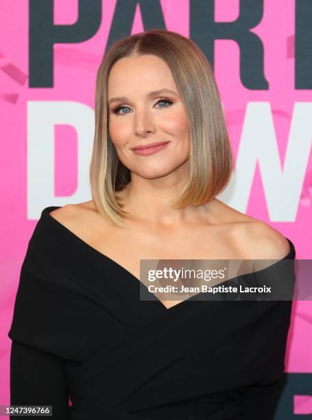 Kristen Bell attends the Premiere Of STARZ's "Party Down" Season 3 held at Regency Bruin Theatre on February 22, 2023 in Los Angeles, California.