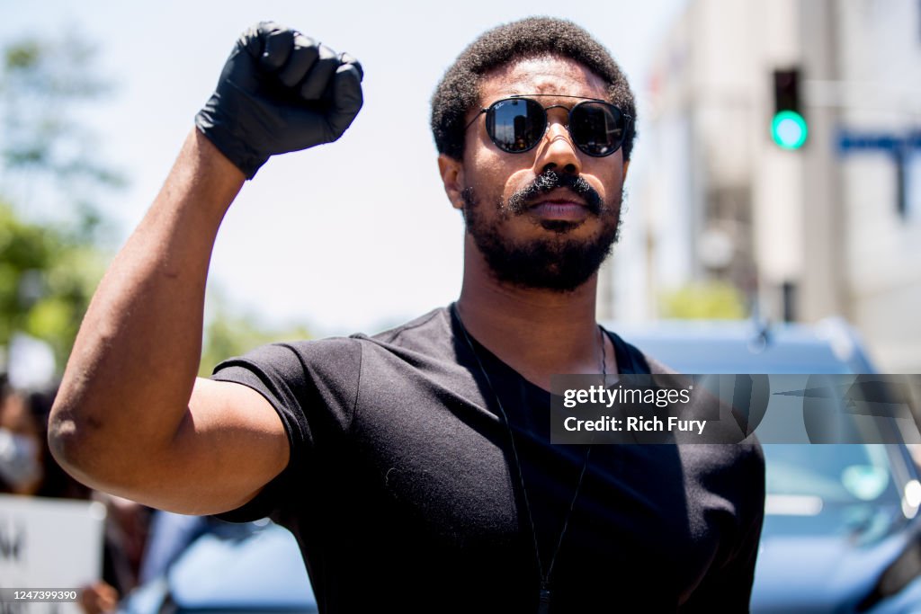 Hollywood Talent Agencies March To Support Black Lives Matter Protests