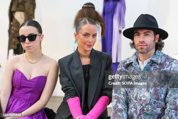 Fashionistas attend MadByMad show by Mata Durikovic of Slovak Fashion Council at the London Fashion Week, Fashion Scout.