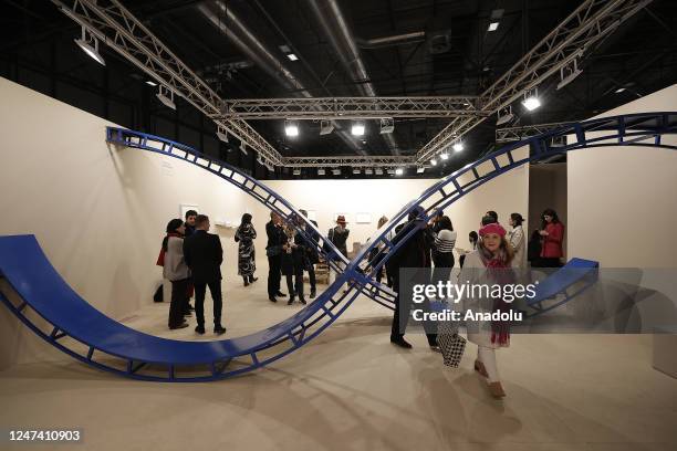 The 42nd edition of International Contemporary Art Fair held in Madrid, Spain on February 23, 2023. 211 galleries from 36 countries participated in...