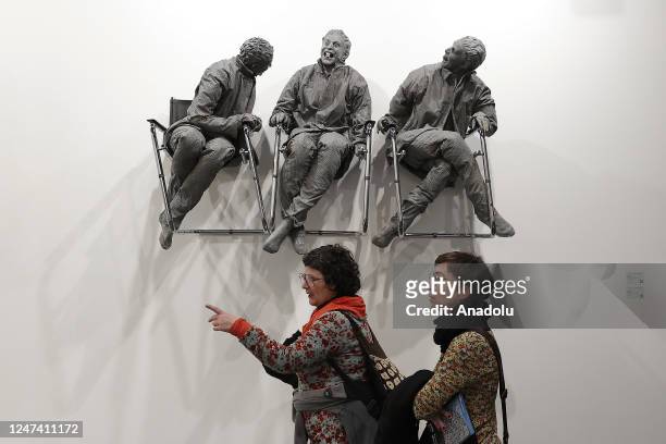 The 42nd edition of International Contemporary Art Fair held in Madrid, Spain on February 23, 2023. 211 galleries from 36 countries participated in...