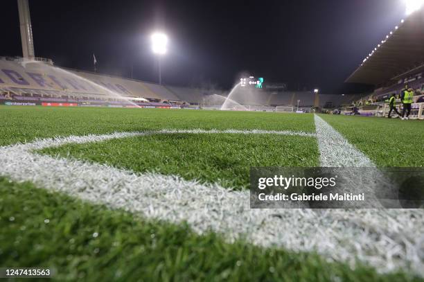 General view during the UEFA Europa Conference League knockout round play-off leg two match between ACF Fiorentina and Sporting Braga at Stadio...