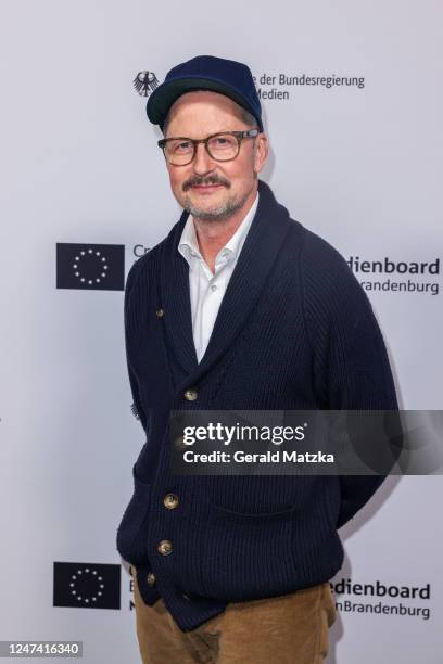 Todd Field attends the Berlinale Talent Talk "Grand Orchestra: Conducting TÁR" during the 73rd Berlinale International Film Festival at HAU Hebbel am...