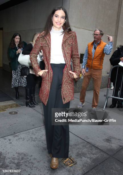 Ella Bleu Travolta is seen on February 23, 2023 in New York City.