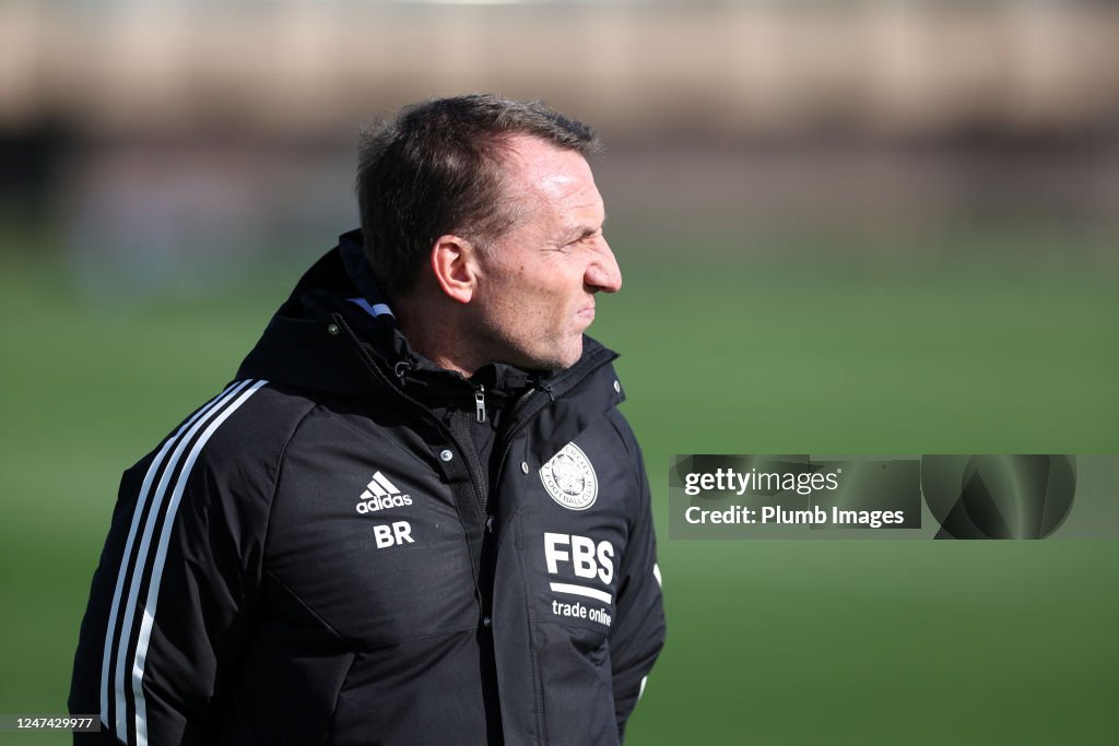 Leicester City Training Session and Press Conference