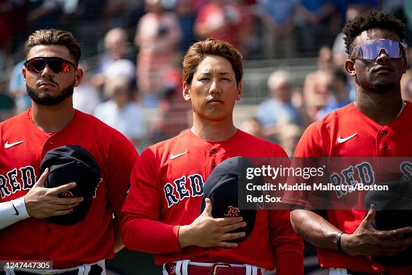 Northeastern Huskies v Boston Red Sox Northeastern Huskies v Boston Red Sox