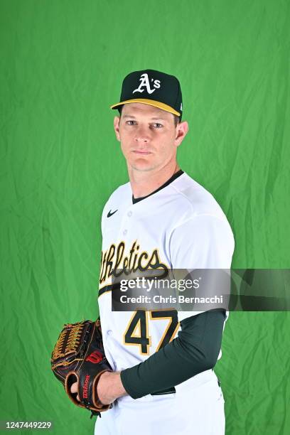 Drew Rucinski Drew Rucinski of the Oakland Athletics poses for a portrait on media ...